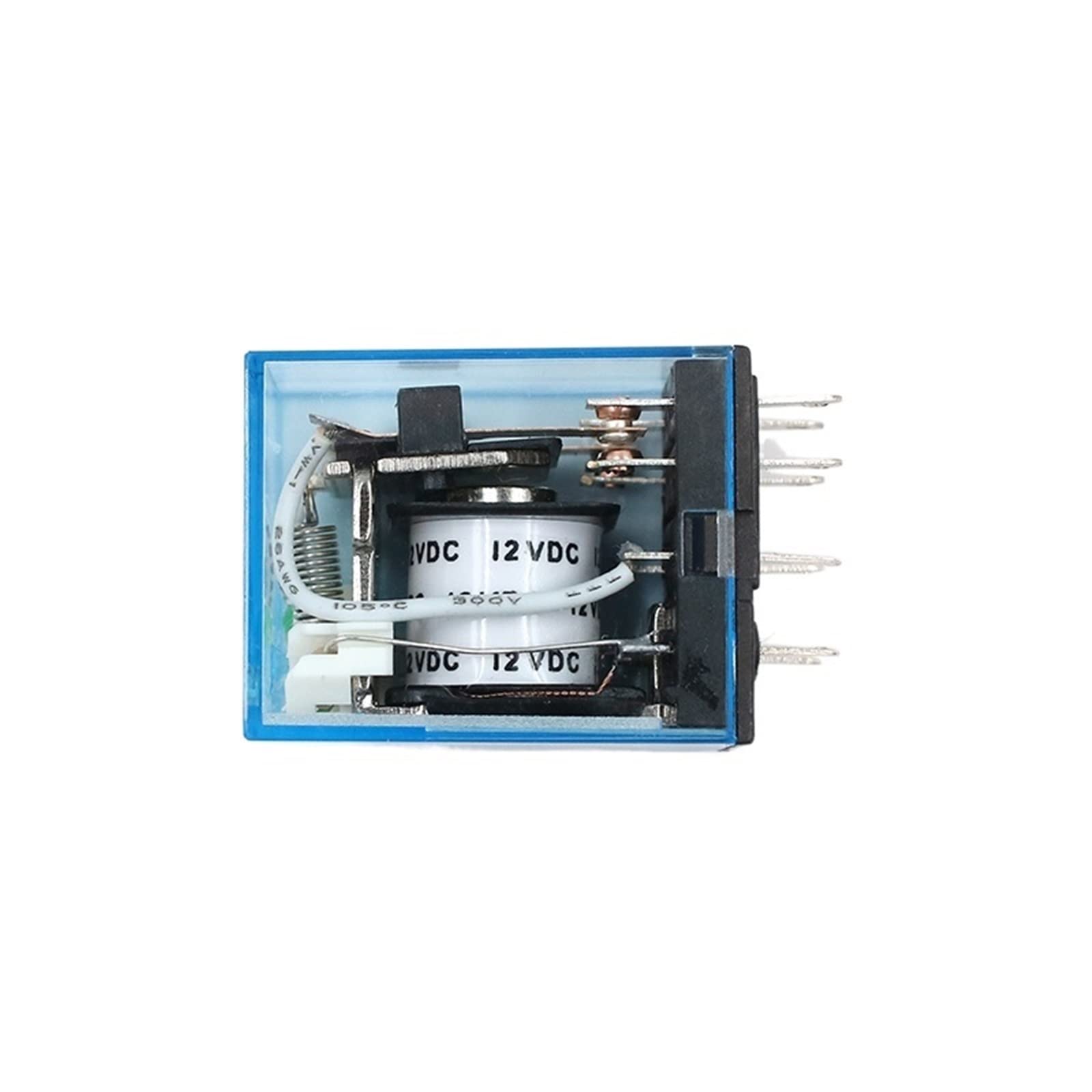 WEUSANXPL MY2P HH52P MY2NJ Relay Coil General DPDT Micro Mini Electromagnetic Relay Switch with LED AC 110V 220V DC 12V 24V 50pcs(AC 24V)