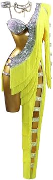 Tassel Latin Dancing Costume Dance Dresses for Rumba Luxury Cha Cha Dancewear Womens Ballroom Competition Clothing