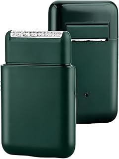 VGR Nlighting® V-390 Electric Shaver For Men Portable Pocket Usb Rechargeable Slim Travel Razor Slim And Lightweight Second Blade Pop-Up Color Life Green V-390