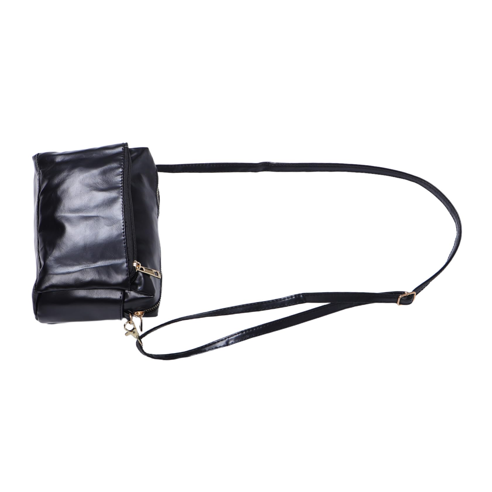 Sac à main compact femme PU fini les objets encombrants - 8