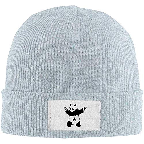 Ducan Lincoln Strickmütze Totenkopf Mütze Banksy Panda Unisex Warme Winter Wollmütze Strickmütze Totenkopf Mütze