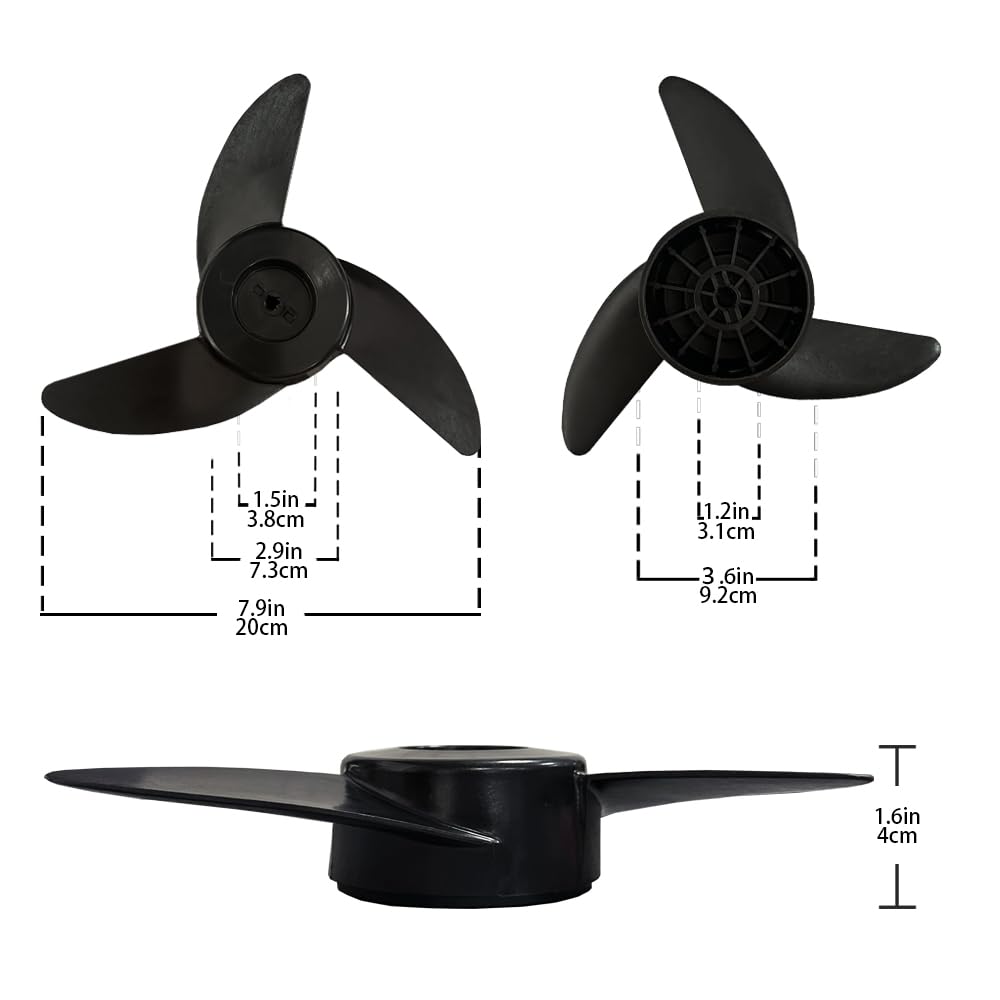 Hélice de Moteur Hors - Bord électrique brushless, hélice de Remplacement de Moteur, hélice Hors - Bord Marine
