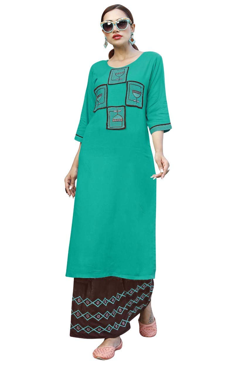 FVDRayon Printed Kurti