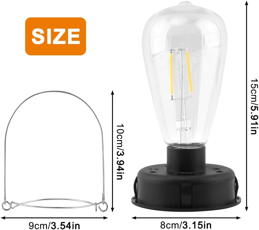 Replacement Solar Light Tops, LED Solar Panel Lantern Lid Lights Waterproof , Solars Lights Replacement Top, Multifunctional Size Conversion Or Personalized Hanging(Size:8cm)