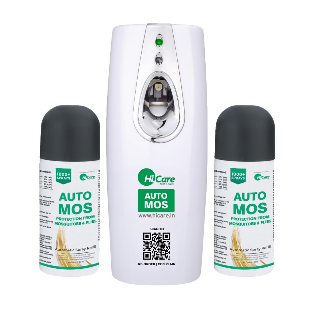 HiCare AutoMos Machine + Refill Pack of 2 – Super Saver Pack 180 days (B0DGPTWN18) Amazon Price History, Amazon Price Tracker