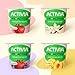 Activia Proactive Peach Mango Prebiotic and Probiotic Yogurt, Creamy Low Fat Yogurt Cups, 5.3 oz, 4 Count​