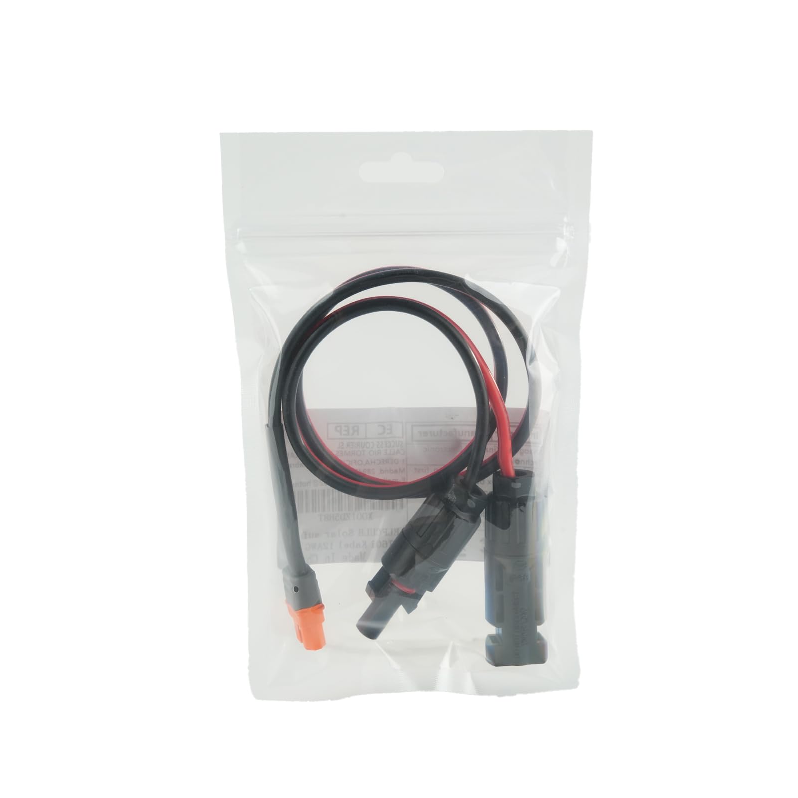 Solar to XT60i Cable,12AWG Solar Connector to XT60i Adapter Cable for Portable Power Station Solar Panel (0.6M/2FT)