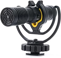 Vista 5 de Deity V-Mic D4 Duo Micrófono cardioide de doble cápsula para montaje en cámara, micrófono de escopeta dual mono/estéreo Plug and Play con soporte