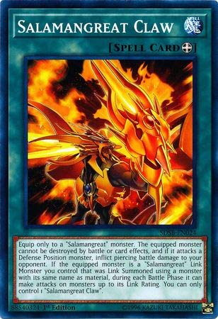 Yu-Gi-Oh! - Salamangreat Claw - SDSB-EN024 - Common - 1st Edition - Structure Deck: Soulburner