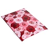 10x13 Pink & Red Roses Designer Poly Mailers Shipping Envelopes Boutique Custom Bags (100)