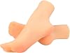 Silicone Foot with Bone, Soft Lifesize Female Mannequin Feet Fake Foot Mannequin Display Shoes Display Jewelry Sandal Shoe Sock Display Art Sketch Nail, for Various Uses