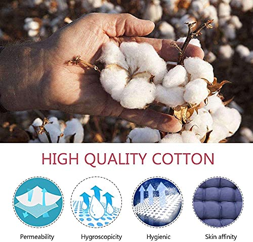 Sun Lounger Chair Cushions,67-Inch Lounge Chaise Cushion Sun Lounger Mattress With Non-Slip Back Elastic Sleeve For Garden Outdoor/Indoor/Sofa/Tatami/Car Seat/Bench(67 X 21 X 3 Inch, Blue) #TOP5