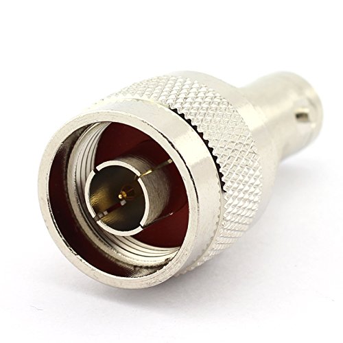 DGZZI 2-Pack BNC Female to N Male RF Coaxial Adapter BNC to N Coax Jack Connector
