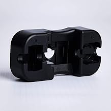 FireFold Keystone Jack Punch Down Termination Palm Holder Block Stand- Compatible with Cat5E, Cat6, RJ11/12 Jacks - Made up of Molded Plastic