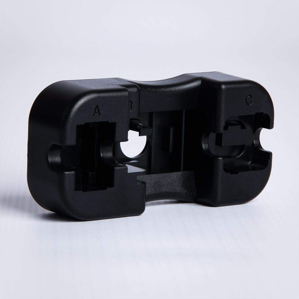 FireFold Keystone Jack Punch Down Termination Palm Holder Block Stand- Compatible with Cat5E, Cat6, RJ11/12 Jacks - Made up of Molded Plastic