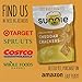 Sunnie Gluten Free Cheddar Crackers - Healthy Grain Free Crackers Made with Real Cheese, Snacks for Kids & Adults, Made with Avocado Oil, Low Calorie Snack, Individually Wrapped Snacks (3 oz - Pack of 3)