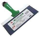 USG Sheetrock Pro Drywall Taping Knife, Blue Steel w/Soft Grip Handle & Hammer End (10-Inch Blade)