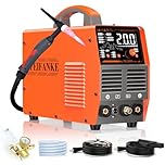 FEIFANKE TIG Welder AC DC 240V 200A Inverter Welding Machine IGBT Pulse Aluminium Welder Machine 7 in 1 ARC Welder with Digital LED Display and WP26 TIG Torch for Stainless Steel Aluminium