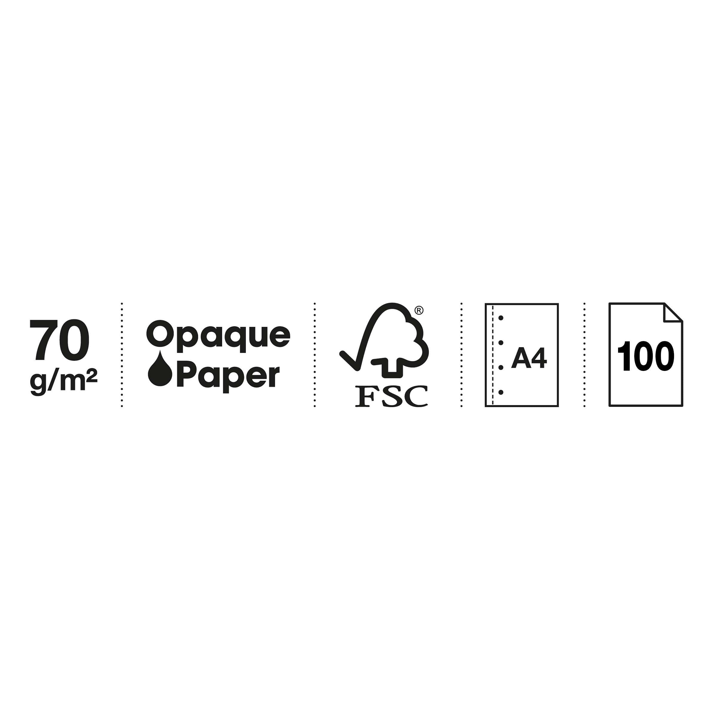 Miquelrius Cahier à reliure spirale A4 100 feuilles lignées 70 g/m² Couverture carton rigide Blush