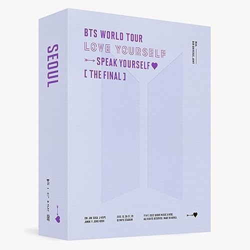 BTS WORLD TOUR LOVE YOURSELF SPEAK YOURSELF THE FINAL [ DVD ]+1ea BTS Store Gift Card K-POP SELAED
