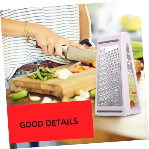Rallador multifuncional de acero inoxidable para verduras y queso miniatura 2