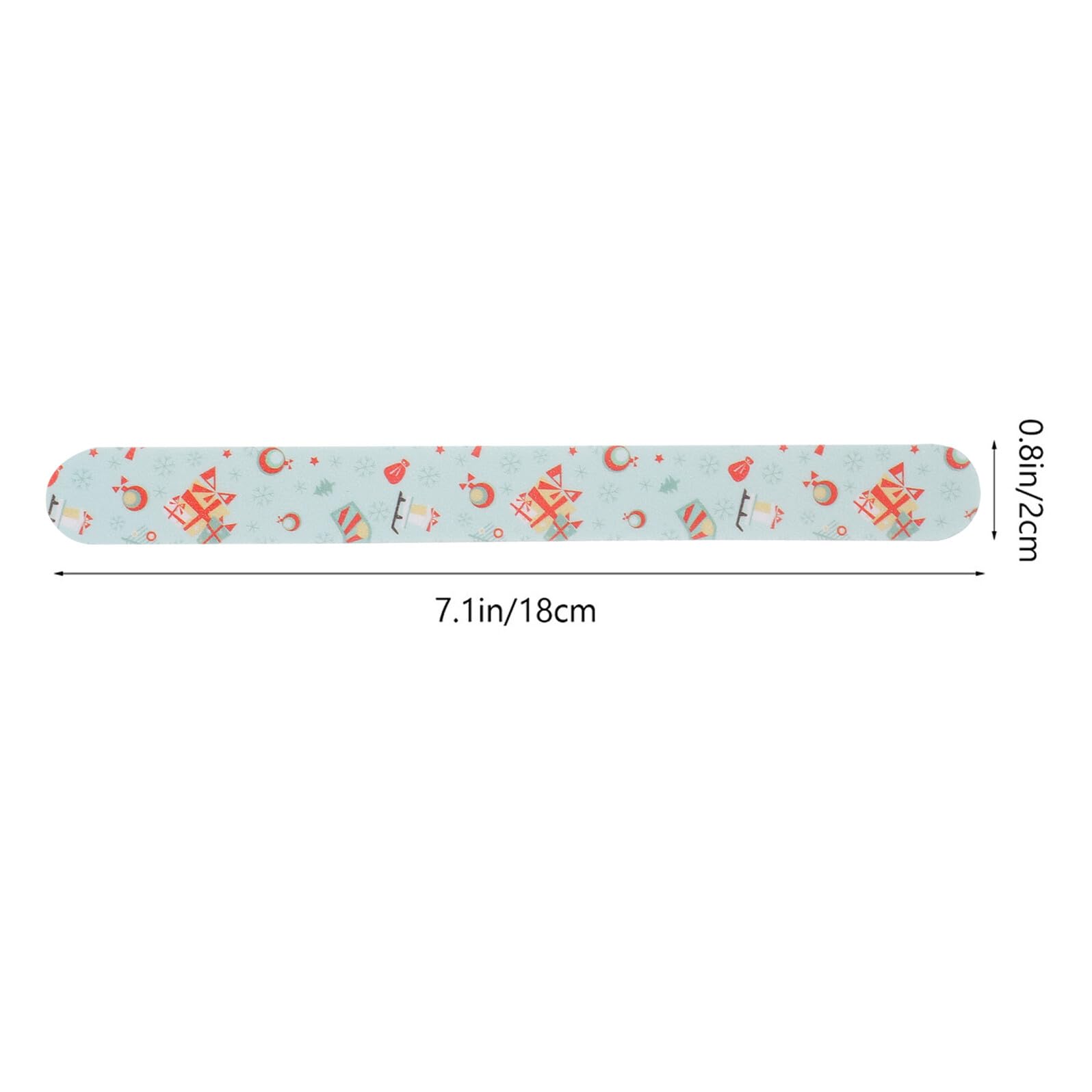 Lot de 24 Limes à Ongles Simples Thème de Noël, Accessoires Légers en Eva pour Manucure et Pédicure, Outils Pratiques de Polissage des Ongles pour Femmes et Plusieurs styles
