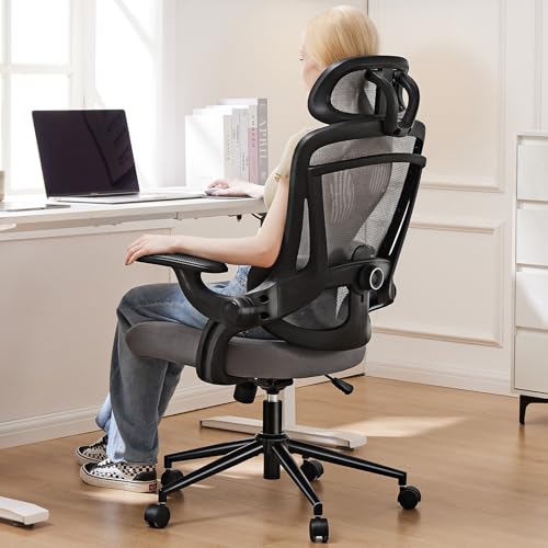 Sweetcrispy Mesh Office Chair with Lumbar Support