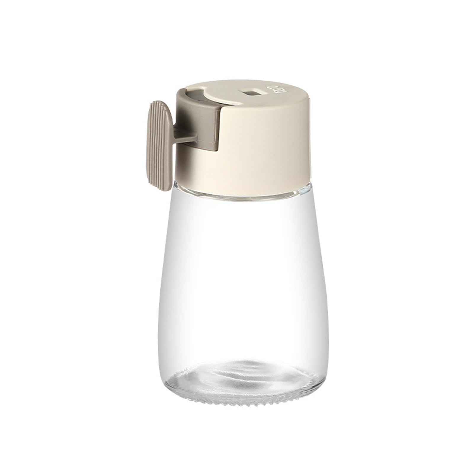 WZPTLKIBAD Press-Type Salt Shaker, Measuring Glass Seasoning Bottle
