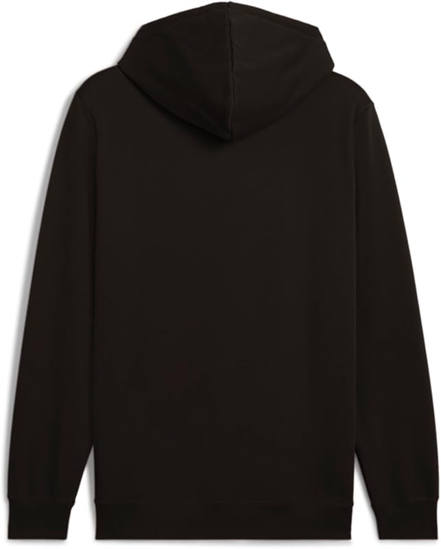 PUMA Men's Essentials Logo Fleece Hoodie (Available in Big & Tall), Puma Black SS25, X-Large image 3