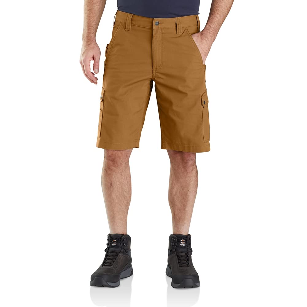 Carhartt Men's Rugged Flex™ Relaxed Fit Ripstop Cargo Work Short, Carhartt® Brown, W40