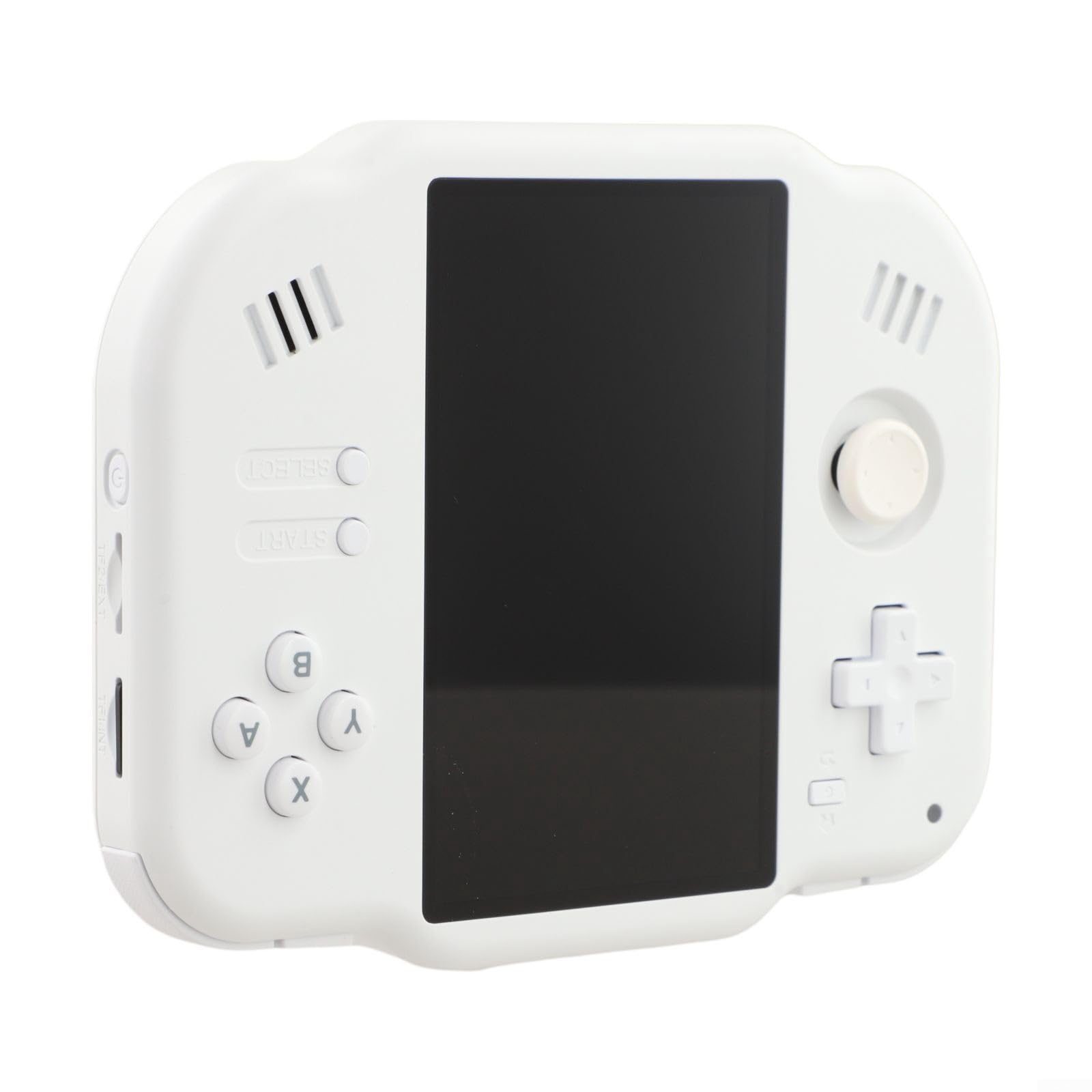 Mini 40 dispositivo di gioco portatile con touch screen da 4,0 pollici, supporto emulatore retrò, per doppio sistema, scheda TF da 2 GB e 64 G (bianco)
