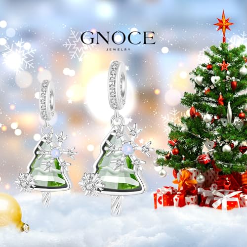 Image of GNOCE Christmas Charm Silver Plated & Sterling Silver Bracelet Gift