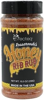 recteq Rossarooski's Honey Rib BBQ Rub | BBQ Rubs & Spices for Smoking and Grilling | Sweet n' Spicy Seasoning for Perfect Ribs