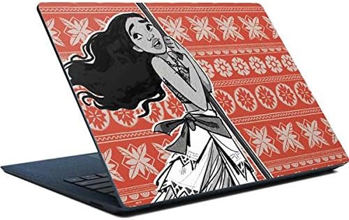 Skinit Decal Laptop Skin Compatible with Surface Laptop - Officially Licensed Disney Princess Moana Character Tropical Print Art Design
