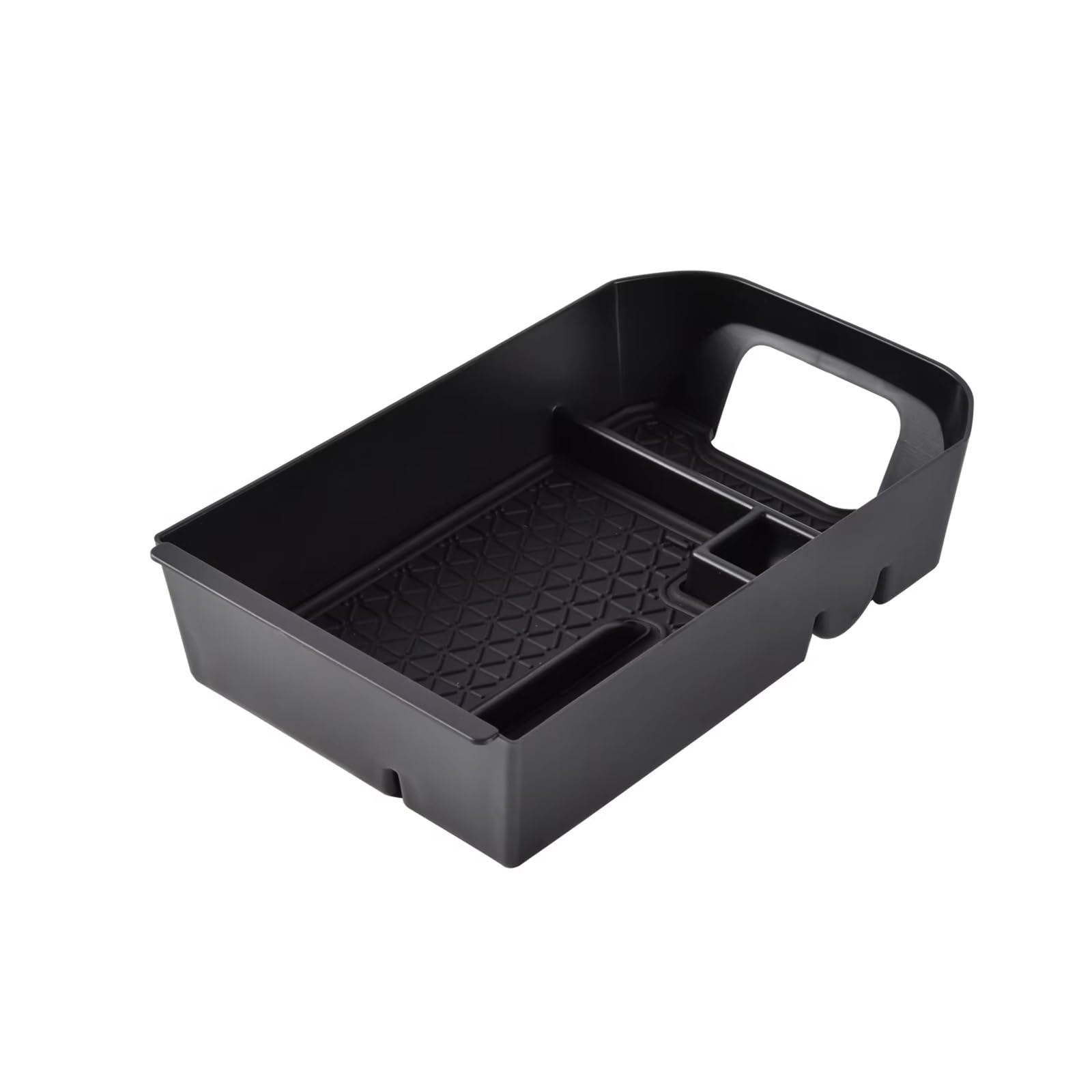 SZTMYVUW Interior Storage Box Compatible With Toyota For RAV4 2019-2023 Central Storage Box Armrest Armrest Glove Holder Plate Car Container Organizer Car Accessories(Black)