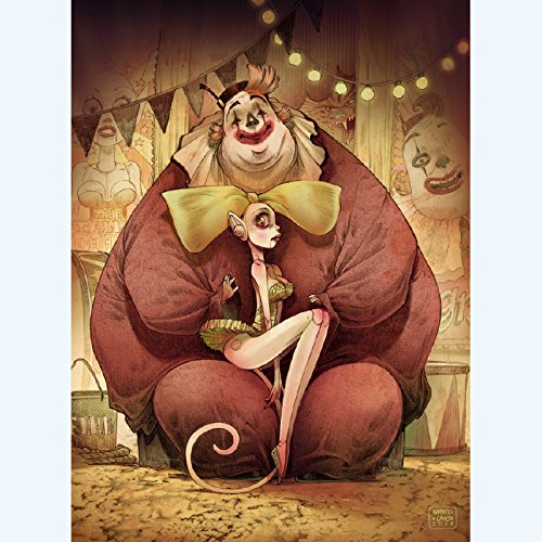 Affiche poster Barbucci Canepa Noa Au Cirque bd collection rare 40x50