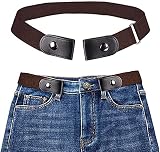 【Cierre de válvula bonita】El práctico cierre de bloqueo hace que sea una forma de llevar. El cinturón es ideal para pantalones y vaqueros, pero también un accesorio de moda para vestidos, dududas, blusas y suéteres. Y esto reducirá el estrés en la hebilla del pantalón si se utiliza como cinturón de pantalones con esta hebilla.