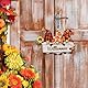 Hallo Herbst Anhänger Holz Willkommen Bastelset Bunte bemalt Holzbastelset Thanksgiving Herbstdeko zum Basteln Deko Hänger Dekoration Fensterhänger mit Schnur zum Aufhängen Erntedankfest