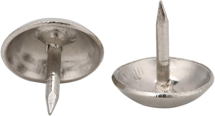 Upholstery Tacks, 150Pcs 9mm Round Head Diameter Upholstery Nails Sofa Decorative Nail Push Pins for Home