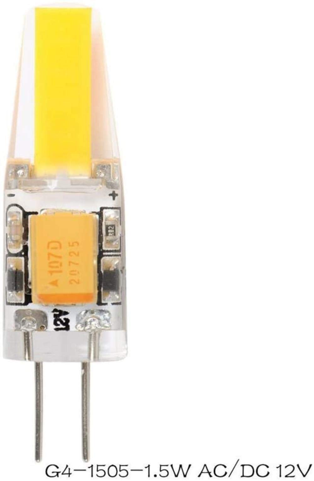 G4 GU4 LED-Lampen LED-Lampen-Korn-Plug-Birnen-Pin Kleine Birne Wechselstrom DC 12V Universeller (Color : AC12V)