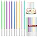 20 Pezzi Candeline Compleanno, Candele per Torta di Compleanno Candeline Torta Candela Arcobaleno, Candele di Compleanno Lunghe Candele Torta per Baby Shower Decorazione Torta Festa di Compleanno
