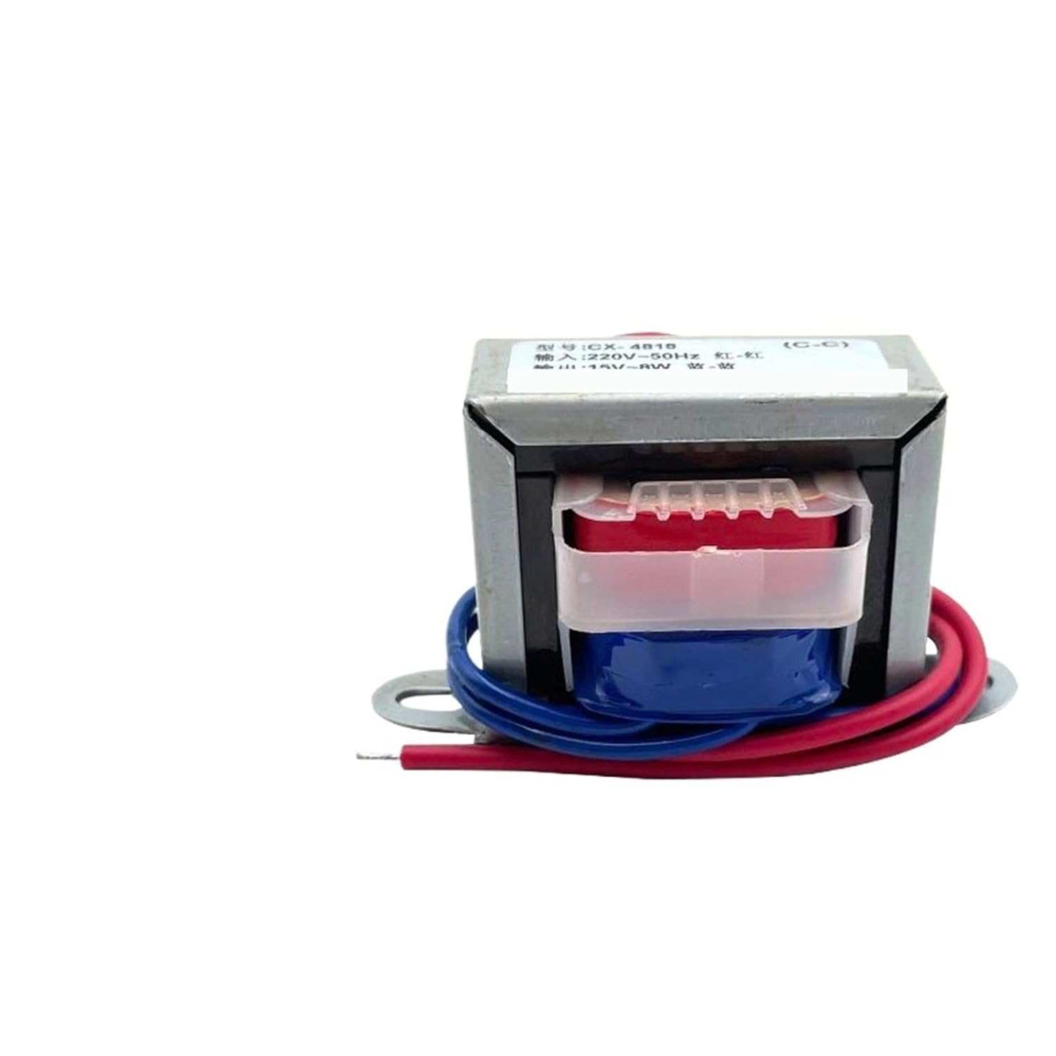 Copper Wire 8W Power Transformer 220V to 15V Isolation Ac Low Frequency 1Pcs(Single9v(output2wires))
