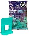 Peygran Tile Leveling System 1/8" (3MM): 300 Clips. Lippage Free Tile and Stone Installation for PRO and DIY. The Most Precise and Reliable Tile Leveling Clips on The Market.