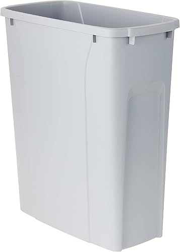 Miniatura 4 de Knape & Vogt RS-PSW9-1-20-P 17 pulgadas de alto x 8 pulgadas de ancho x D acero en el gabinete de 20 cuartos de galón, bote de basura extraíble de