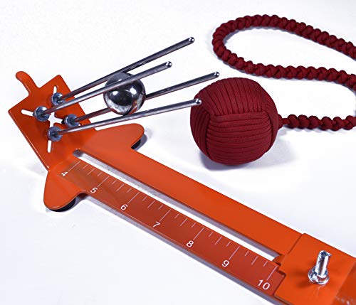 Kit de pulseira Pro Paracord Jig and Beginner - 1,5 m de paracord e fivelas - Jig de macaco embutido