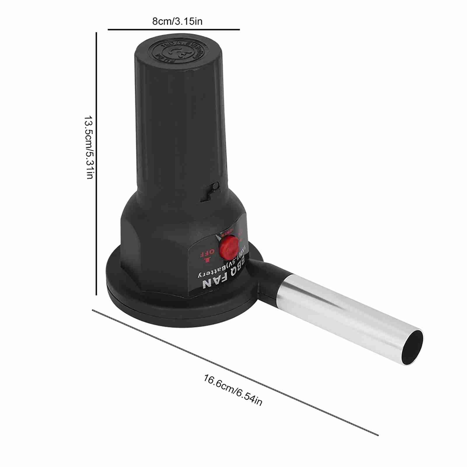 Haofy Souffleur d'air de Barbecue Souffleur de Barbecue Portable avec Câble USB, Ventilateur de Barbecue Portable