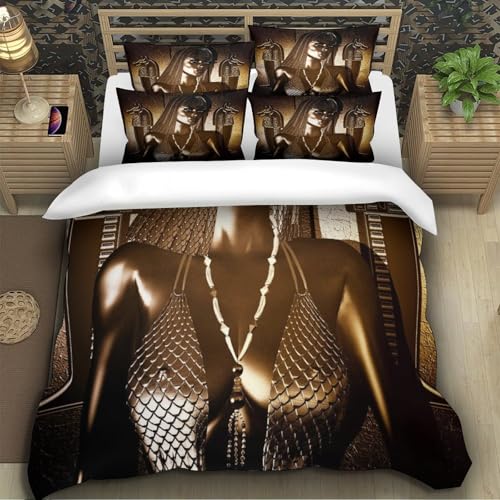 Parure de lit king size microfibre confortable housse de couette jaune d'œuf - 5