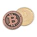 CoinedBits® Bitcoin Deluxe 3 Piece Set | Featuring The Limited Edition Gold Bitcoin, Copper Miner, and Satoshi Silver Tokens Each Comes w/ a Plastic Round Display Case