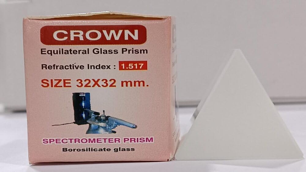 Spectrometer Prism Crown Glass 32mm Brand OM Labs