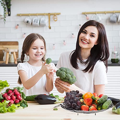 Image of Sok It Vegetable Steamer Basket Stainless Steel, Folding Expandable Veggie Steamer for Cooking, Premium Steam Basket Fits Various Pot Sizes (SM 1, Medium: 22-28oz)